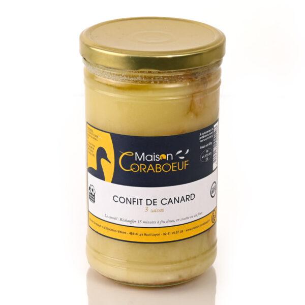 Confit 3 cuisses 600g